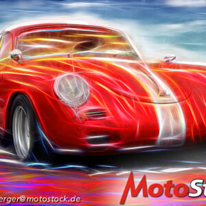 MotoART – Porsche 356 – (7217) – limitierter Digitaldruck